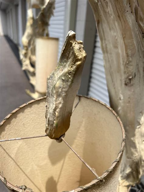 Pair of Mid-Century Modern Sculptural Driftwood Floor Lamps For Sale at ...