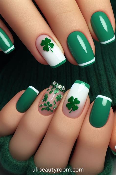 17 Cute Ideas for St. Patrick’s Day Nails in 2024 in 2024 | Nail art ...