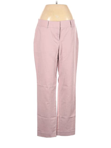 Ann Taylor Factory Women Pink Dress Pants 4 Petites | eBay