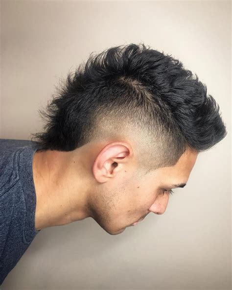 Burst Fade Faux Hawk
