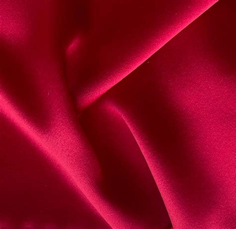 Heavier Spanish Crimson 4-Ply 40mm Silk Crepe Back Satin (Made in Kore ...