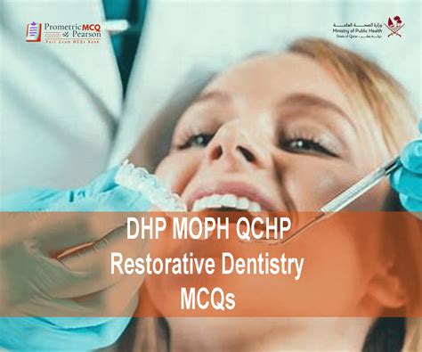 Prometric & Pearson MCQs DHP MOPH Restorative Dentistry MCQs