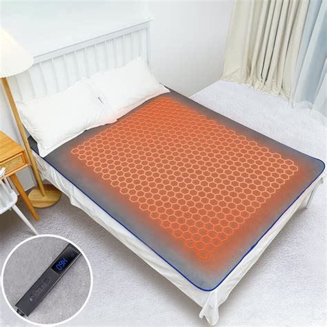 Amazon.com: H HOH-Tech Graphene Heated Mattress Pad Queen Size | Bed ...