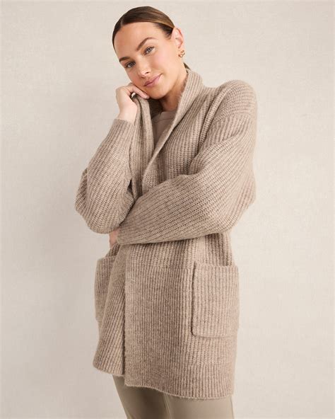 Lofty Knit Shawl Collar Cardigan | Haven Well Within