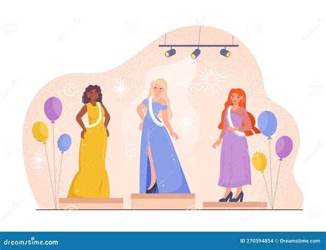 Concept of pageant stock vector. Illustration of crown - 270594854