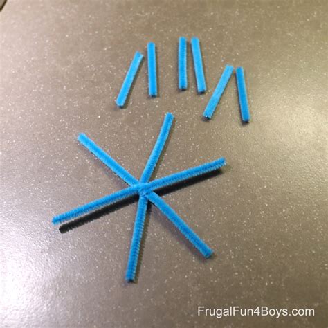 Borax Crystal Snowflake Science Experiment - Frugal Fun For Boys and Girls