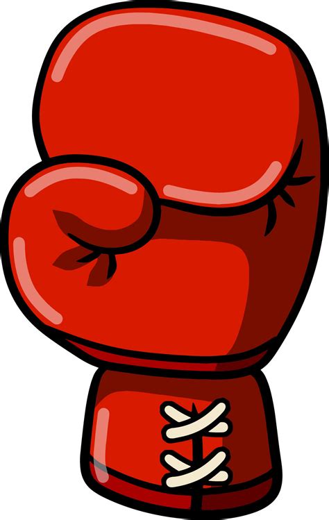 Boxing glove. Fist fight. Extreme sports. Symbol of the strike and a ...