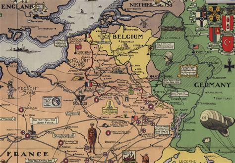 Map Of France During Wwi