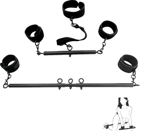 Amazon.com: Spreader Bar Sex 2 Pieces Toys Restraints with Wrist Ankle ...