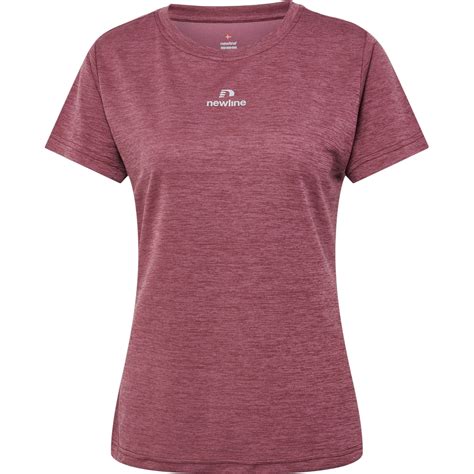 Newline Pace Melange T-Shirt Women - maroon melange | BIKE24