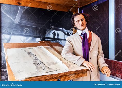 Sculptor Frederic Auguste Bartholdi`s Wax Figure in Statue of Liberty ...