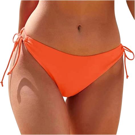 WREESH Womens Bikini Bottoms Cheeky Swimsuit Bathing Suit Bottoms ...