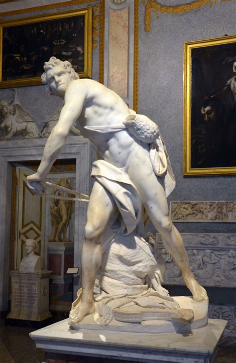 David (1623-1624) par Gian Lorenzo BERNINI dit Le Bernin (1598-1680 ...