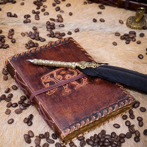 Viking Notitieboek - Dagboek met gepatineerd papier en Keltisch zwijn (Kingdom of Mercia ...