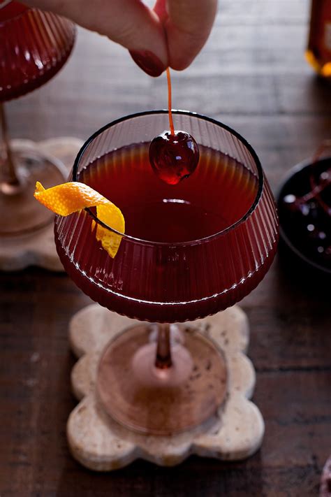 Festive Christmas Manhattan Cocktail | Good Life Eats®