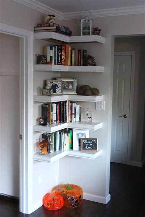 25 Ways to DIY Creative Corner Shelves