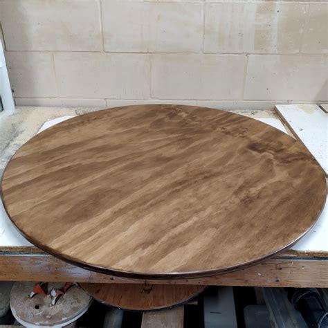 36 Inch Premium Pine Wood Lazy Susan Turntable | Lazy Susie