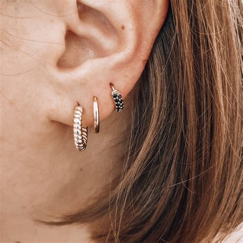 Small Hoop Earring Top Ear at Amy Beasley blog