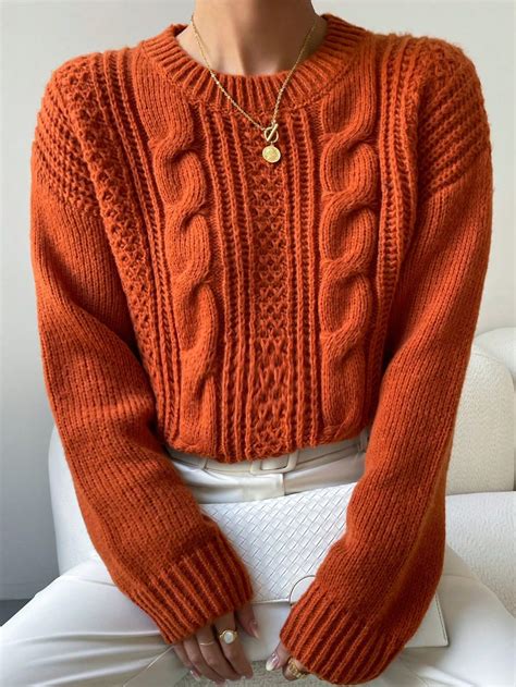 Orange Sweater Women