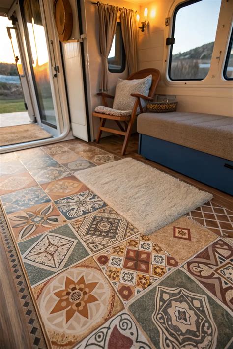 20+ Stylish RV Flooring Ideas to Inspire Your Renovation - Vervilla