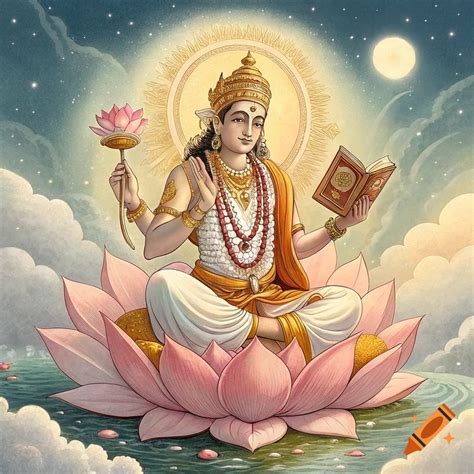 Lord Brahma image on Craiyon