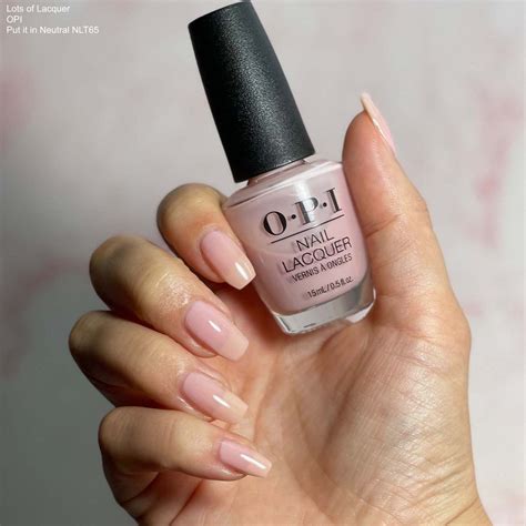 OPI Put it in Neutral VS Bare My Soul — Lots of Lacquer | Opi nail ...