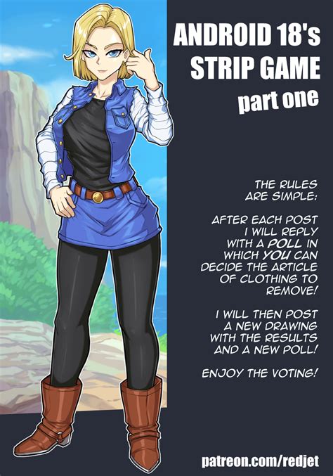 Android 18 Stripgame 01 by Redjet00 on Newgrounds