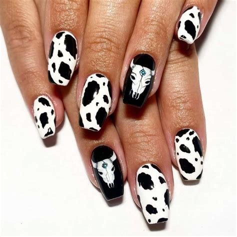 Cow Print Nails: 28 Stunning Ideas to Beautify Your Hands