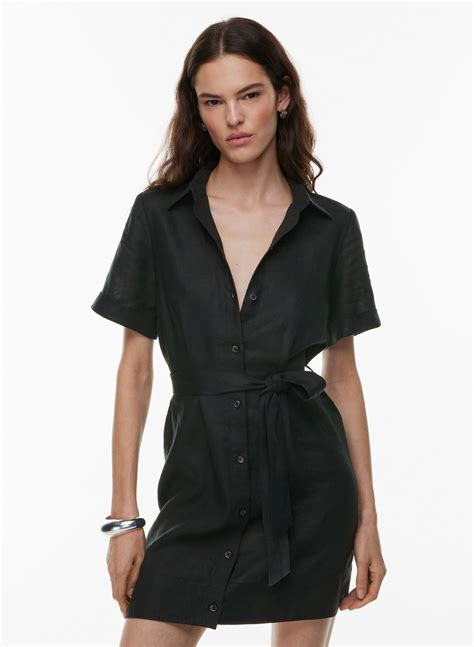 Eleta Linen Mini Dress | Aritzia US