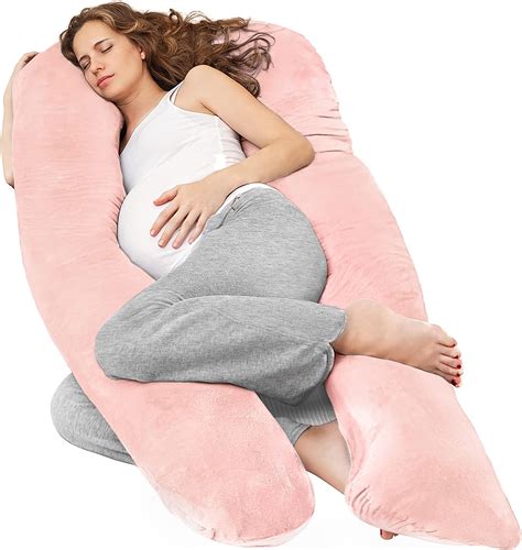 AS AWESLING Pregnancy Pillow, U Shaped Full Body Pillow, Nursing ...