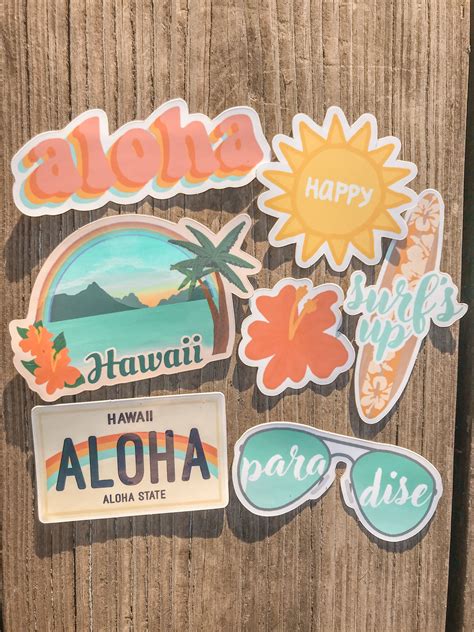 Hawaii Sticker Lot at Michael Gates blog