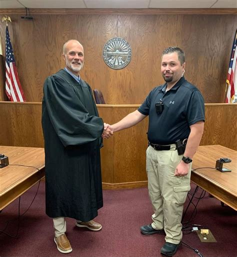 Happy to swear in three deputy bailiffs this week. Excited to promote one and add the remainder ...