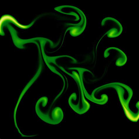 Download Green Smoke Swirls And Twirls Wallpaper | Wallpapers.com