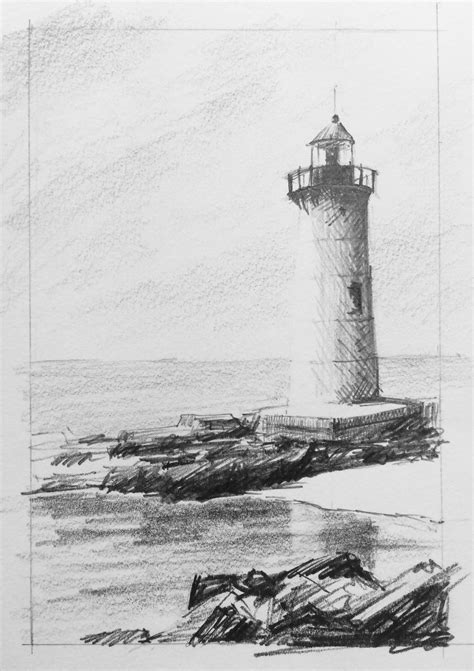 Light House Drawing