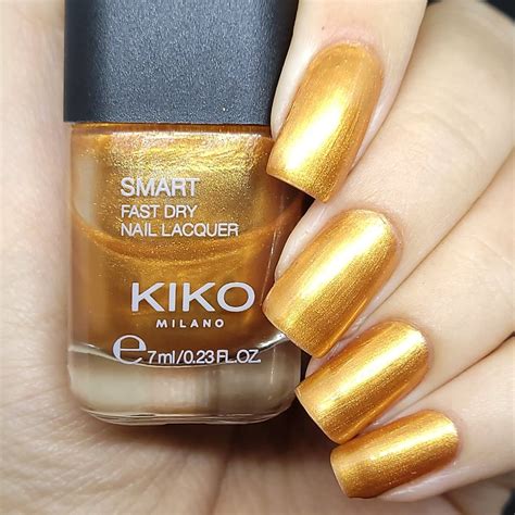 Kiko Milano Smart Fast Dry Nail Lacquer "037 Dark Gold" | Dry nails ...