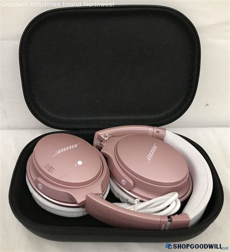 Bose Pink / White Noise Cancelling Headphones W/ Hard Case ...