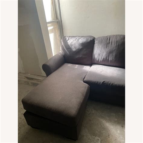 Ashley Furniture Gray Section Couch - AptDeco