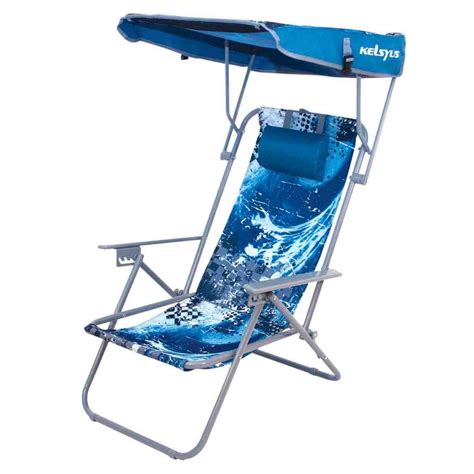 Kelsyus Beach Canopy Chair | Beach chair with canopy, High beach chairs ...