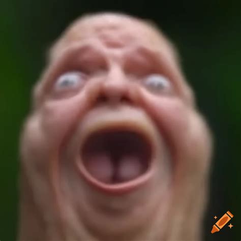 Awkward yell meme on Craiyon