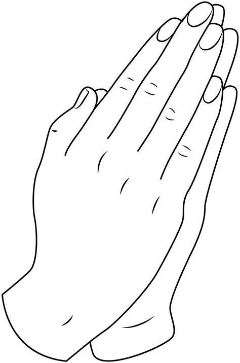 Praying Hands Coloring Pages | Coloring Pages