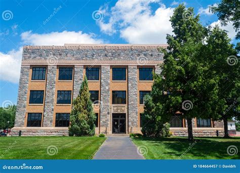 The Hughes County Courthouse in Pierre, South Dakota, USA Editorial ...
