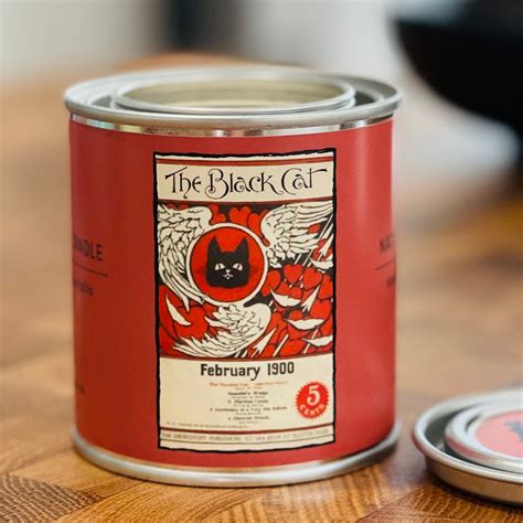 Mystic Heart - The Black Cat - Naked Cat Candles