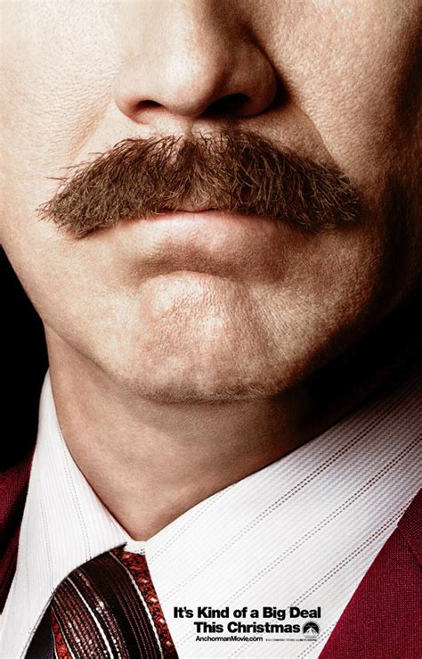 Ron Burgundy (Will Ferrell) Flaunts His Mustache In New Teaser Poster ...