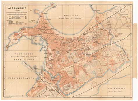 Alexandria, Egypt 1908 - WardMaps LLC