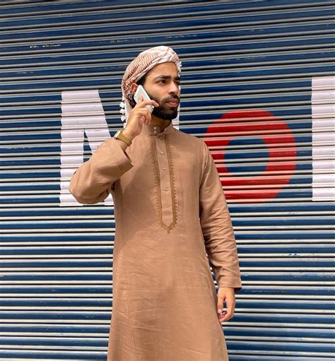 Jubba and head scarf for men