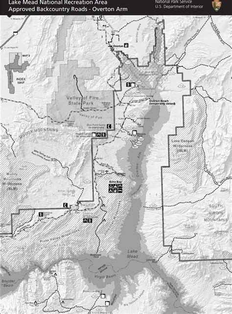Lake Mead - National Recreation Area, Camping, Boat Rental & Map, NV