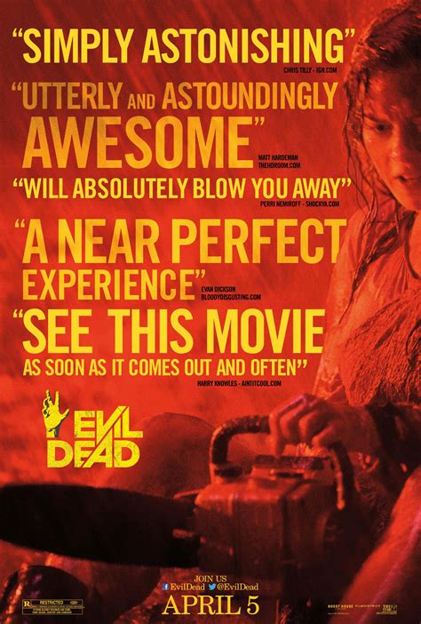 New Evil Dead Poster Featuring Shockya.com Acclaim
