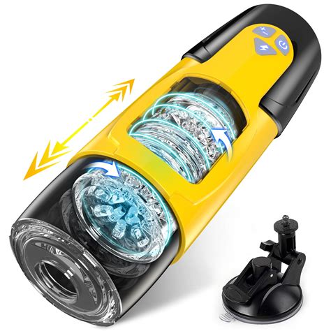 Centerel Automatic Male Masturbator Cup with 7 Thrusting & Rotating ...