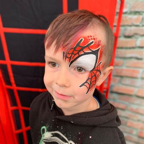 Spider man face paint easy – Artofit