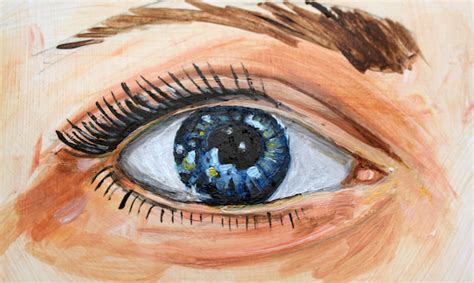 How to Paint Realistic-Looking Eyes Using Acrylic Paint | Eye painting, Realistic eye drawing ... - painting of eyes